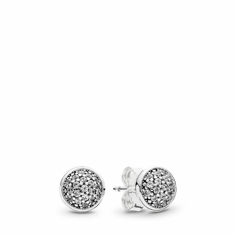 Pandora Dazzling Droplets Stud Earrings Silver Egypt RU8570193